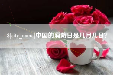 枣阳中国的消防日是几月几日？