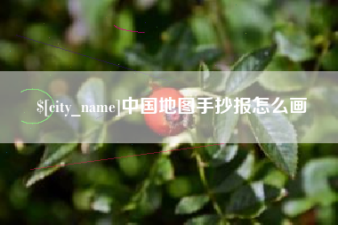 枣阳中国地图手抄报怎么画