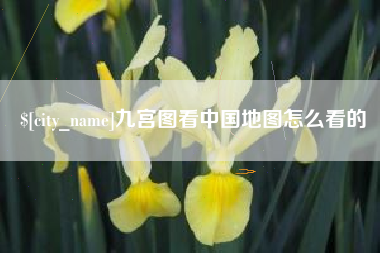 枣阳九宫图看中国地图怎么看的