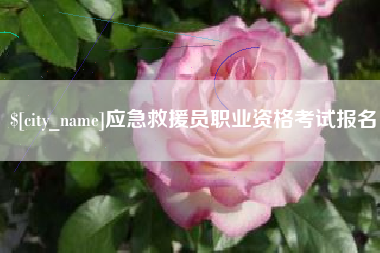 枣阳应急救援员职业资格考试报名