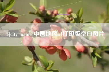 枣阳中国地图a4打印版空白图片