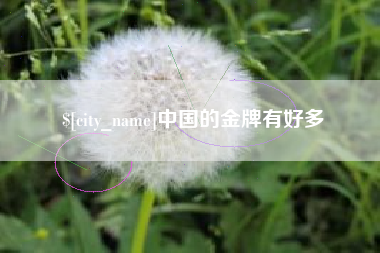 枣阳中国的金牌有好多