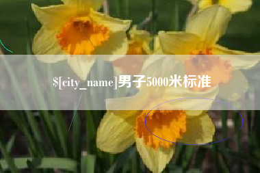 枣阳男子5000米标准
