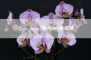 枣阳国内5000米成绩