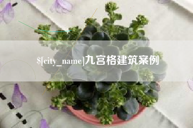 枣阳九宫格建筑案例