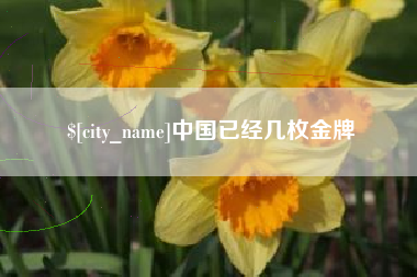 枣阳中国已经几枚金牌