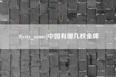 枣阳中国有哪几枚金牌