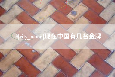 枣阳现在中国有几名金牌
