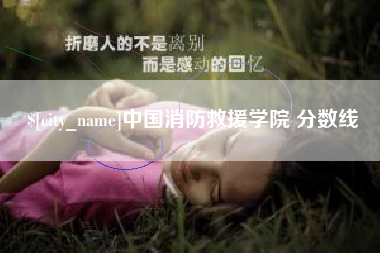 枣阳中国消防救援学院 分数线
