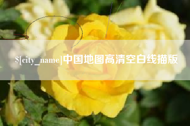 枣阳中国地图高清空白线描版