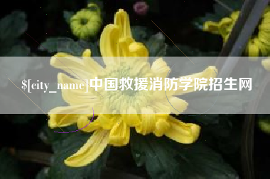 枣阳中国救援消防学院招生网