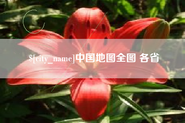 枣阳中国地图全图 各省