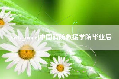 枣阳中国消防救援学院毕业后