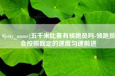 枣阳五千米比赛有领跑员吗-领跑员会按照既定的速度匀速前进