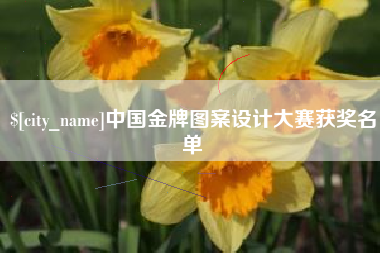 枣阳中国金牌图案设计大赛获奖名单