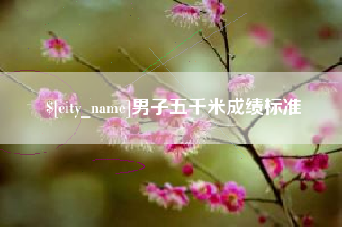 枣阳男子五千米成绩标准
