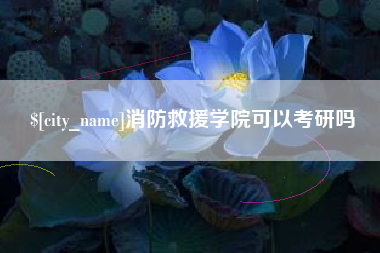 枣阳消防救援学院可以考研吗