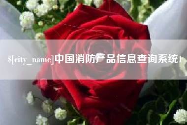 枣阳中国消防产品信息查询系统1