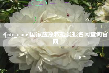 枣阳国家应急救援员报名网查询官网